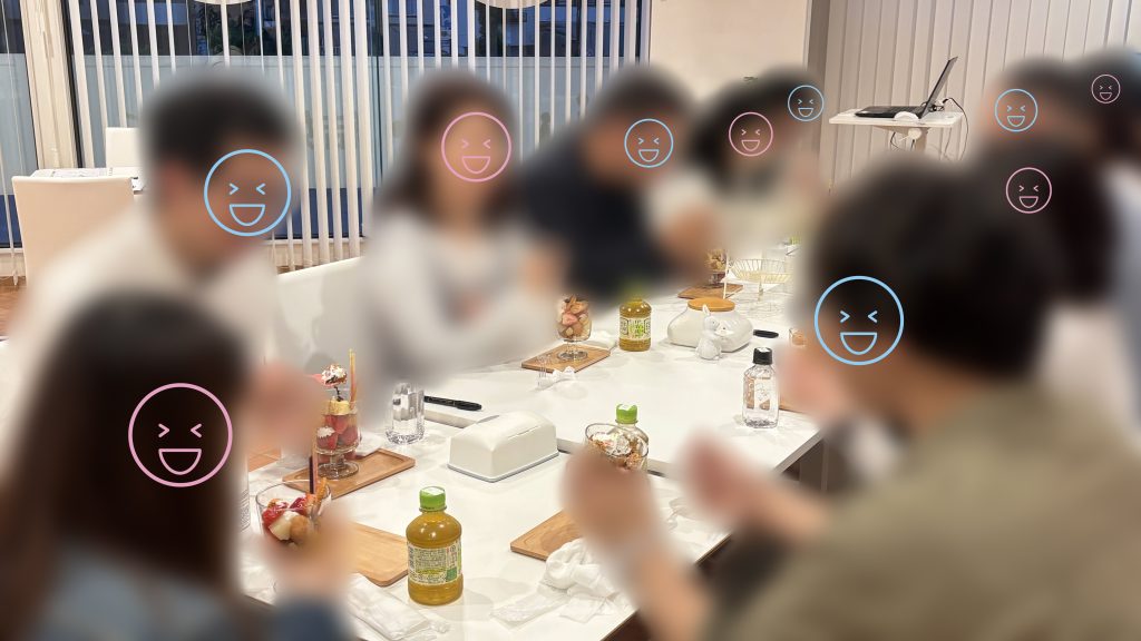 30代〜40代前半限定！パフェ作りで仲良くなる恋活パーティー　当日の様子5

